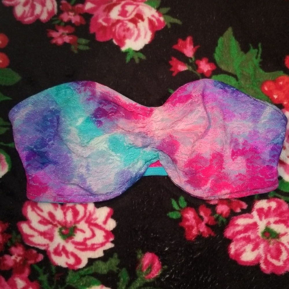 Victoria's Secret Pink Tye-Died Bandeau Top